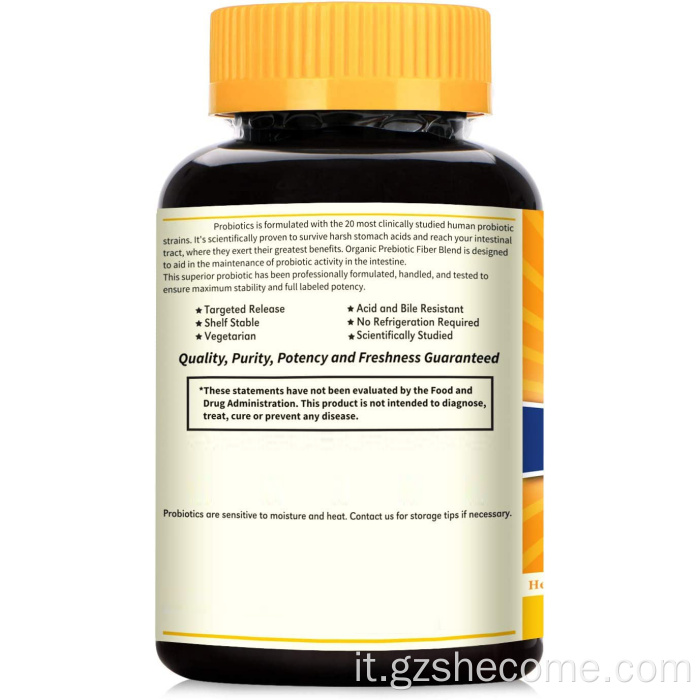 Probiotici 50 miliardi di ceppi CFU 20 Capsule di probiotici